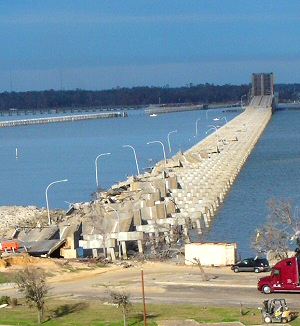 ocean springs bridge, biloxi ms january 2006