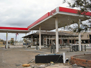 exxon gas station across from hard rock biloxi after katrina