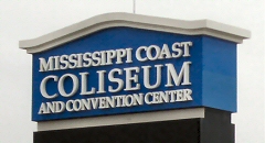 coast coliseum sign