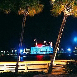 president casino, view at night